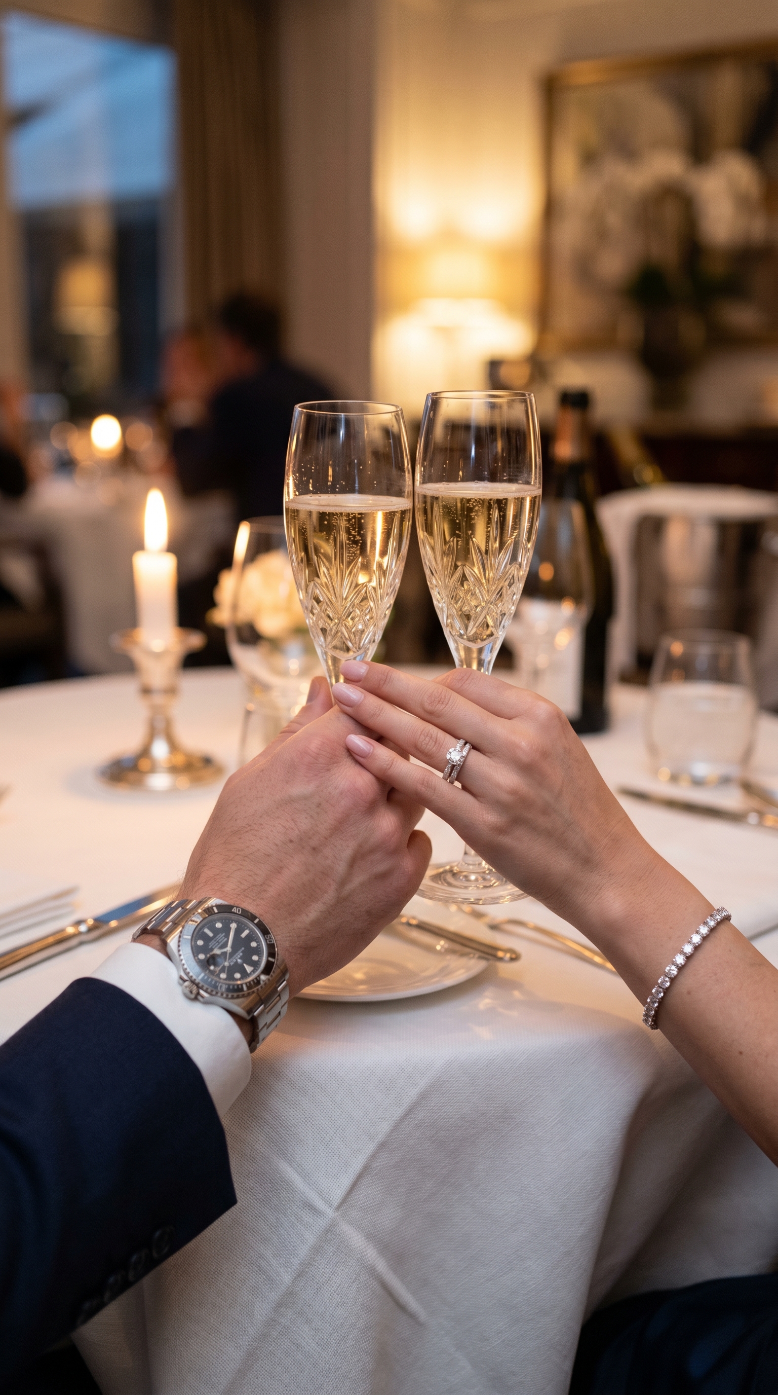 Přípitk na nový vztah – luxusní sugar dating Česko